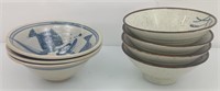 Art pottery bowls 7"