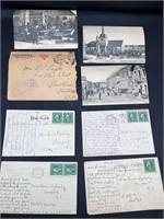 100 plus year old military post cards