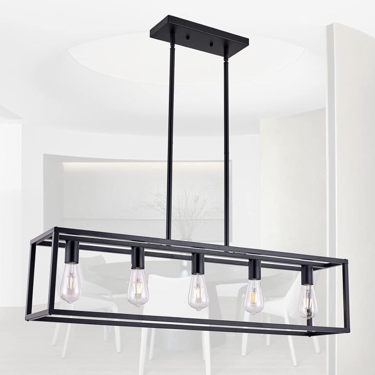 Modern Black Chandelier