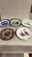 5 vintage assorted plates 
1 Johnstown conemaugh