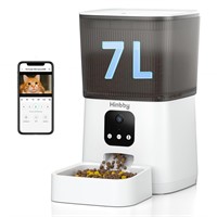 Hinbby Automatic Cat Feeder with 1080P Camera, 7L