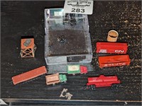 Assorted model rail cars & Accessories