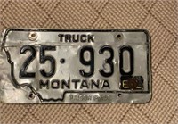 Montana License Plate