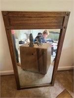Wooden Hanging Mirror