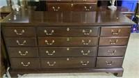 Link-Taylor heirloom solid mahogany 12 drawer