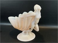 Cambridge Glass Flying Lady Art Deco Bowl / Vase