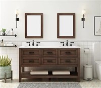 60" Bath Vanity w/ Engineered Marble Top