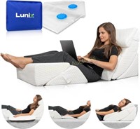 Lunix LX13 Orthopedic Pillow Set  Foam  White
