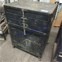 Rolling toolbox cabinet, 24 x 18 x 34" tall