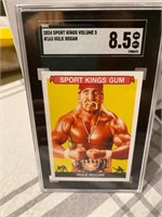 Hulk Hogan Sport Kings Card Graded SGC 8.5