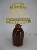Stoneware Jar Lamp