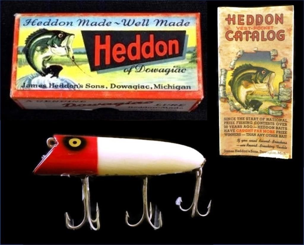 c. 1930's Heddon 8500 Basser Lure w/Box