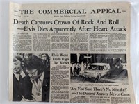 Elvis Presley Death Newspaper #1