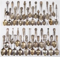 ASSORTED FIGURAL AND OTHER STERLING SILVER