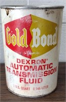 Vintage Gold Bond Transmission Fluid Quart Can