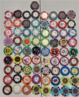 74 Foreign, Cruise And Advertising Casino Chips