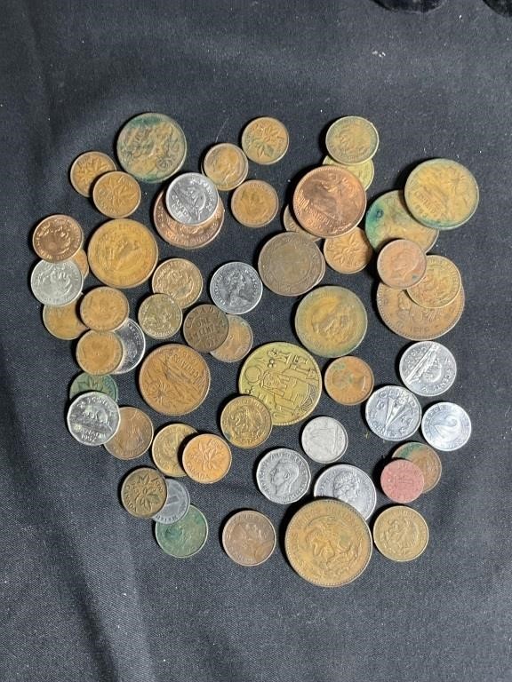 Vintage International Coin Lot