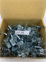 100 PCS Zinc Plated Lock Nut N222