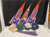 Broncos Pennants, Hat & Tie, CSU Hat, Souvenir