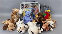 Beanie Babies No Tags with Collector Case