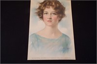 Orig. Print of 1923 Prudential Calendar Girl Cover