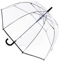 Clear Bubble Umbrella Large Rainproof Canopy Clear
