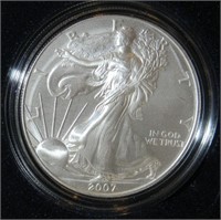 2007 American Eagle Dollar 1oz Silver UNC Coin