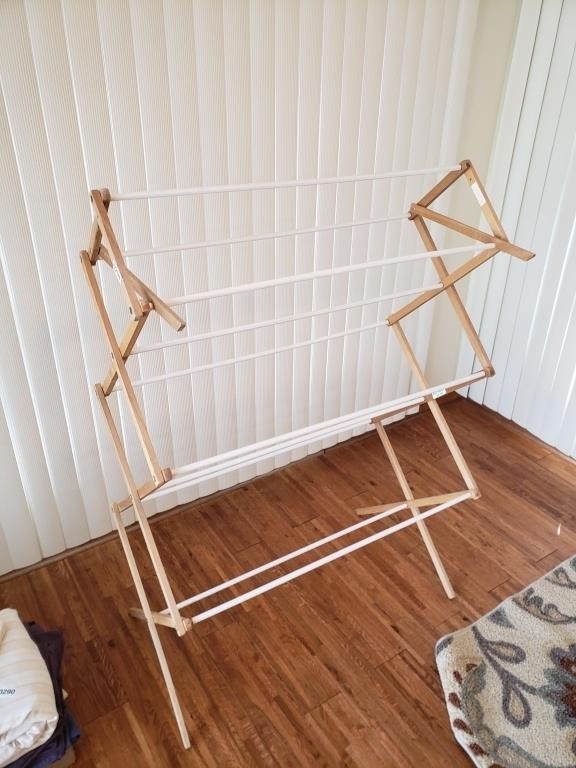 Fold Out Clothes Rack