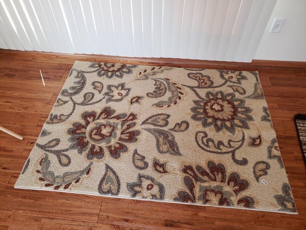 Floral Floor Rug