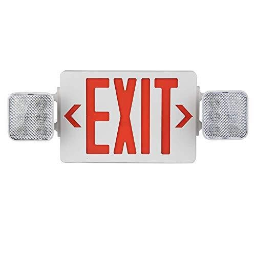 AmazonCommercial Emergency Light Exit Sign, 1-Pac
