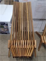 Melino - Foldable Wood Timber Chairs