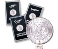 1882-83-84 Carson City GSA Morgan Dollar Set