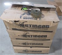 (4) Boxes of  Stinger 1 1/4" x .120 Coil Nails.