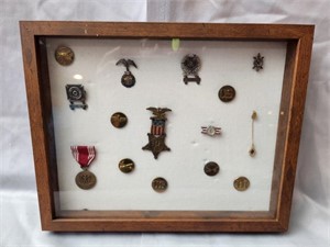 Shadow Box of Military Medals