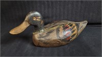 Vintage Hand Carved Wood Duck