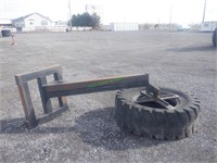 3 Pt. Tire Feed Push Up ~51"