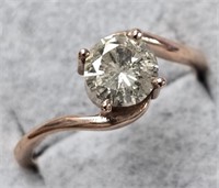$3885 10K  Diamond (0.8Ct,I2,I) Ring