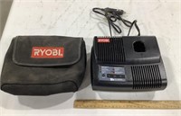 Ryobi 18Vin-vehicle battery charger model P130