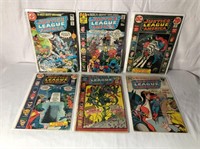 6 Vintage Justice League Of America Comic Books