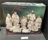Porcelain Nativity Set.