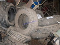 used tires and rims, assorted sizes and condition