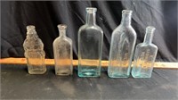 Vintage butterworth, vintage glass bottles