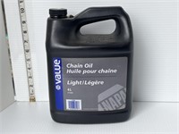 4L bottle of chain oil