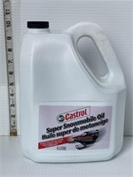 4 litres of Castrol super snowmobile oil