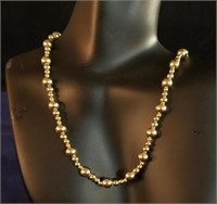 14k Gold Add a Bead 16" Necklace 4g