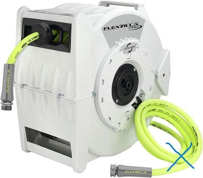 *Flexzilla Pro Retractable Water Hose Reel 1/2x70'