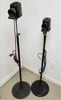 Two Burton Medical Spotlights on Stands