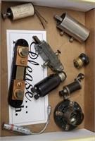 Group of Antique Radio Parts & Accessories