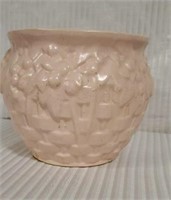 Pale Pink Vintage Heavy McCoy Pottery Planter