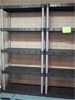 Shelf units, plastic,